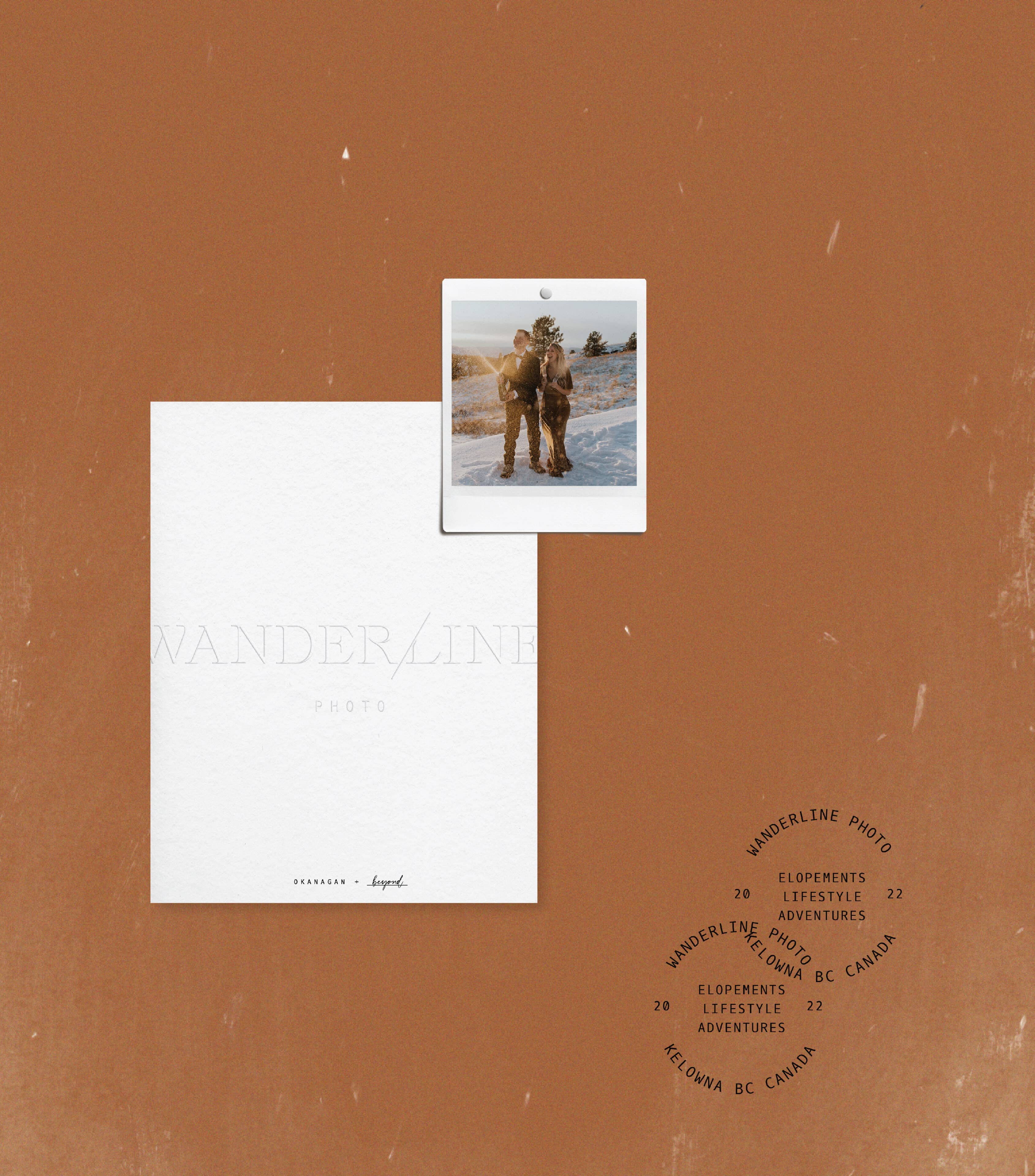 Wanderline Portfolio 06 Wanderline Photo Brandmarks and embossed mockup